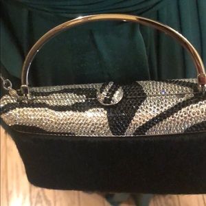 Isabella Adams Swarovski Zebra bag